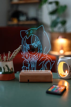 Chiaki Nanami - Danganronpa Anime Gece Lambası