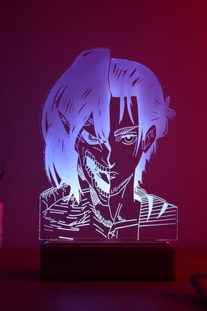 Attack On Titan Eren - Titan Gece Lambası