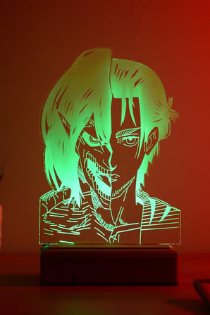Attack On Titan Eren - Titan Gece Lambası