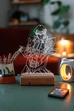 Yu-gi-oh!Seto Kaiba Tasarımlı Masa Lambası