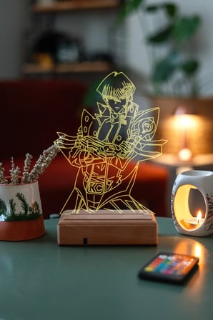 Yu-gi-oh!Seto Kaiba Tasarımlı Masa Lambası