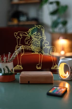Monkey D.luffy One Piece Anime Masa Lambası
