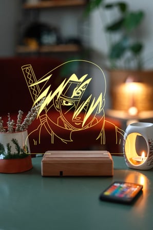 Naruto Itachi Uchiha Hediye 16 Renk Kumandalı Anime Gece Lambası