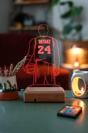 3d Kobe Bryant 16 Renkli Gece Lambası
