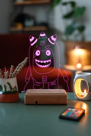 Oddbods Çocuklar Için Hediye 16 Renk Gece Lambası