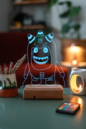Oddbods Çocuklar Için Hediye 16 Renk Gece Lambası