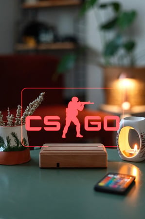 Cs Go 16 Renk Masa Lambası