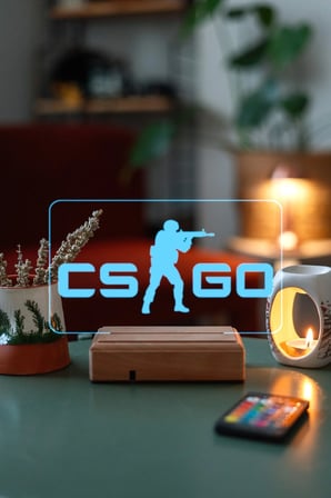 Cs Go 16 Renk Masa Lambası