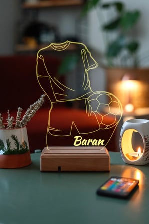 Hediyelikk Forma Ve Futbol Topu Led Masaüstü Ve Gece Lambası