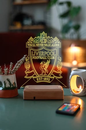 Liverpool Logo Hediye 16 Renk Gece Lambası