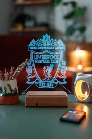 Liverpool Logo Hediye 16 Renk Gece Lambası
