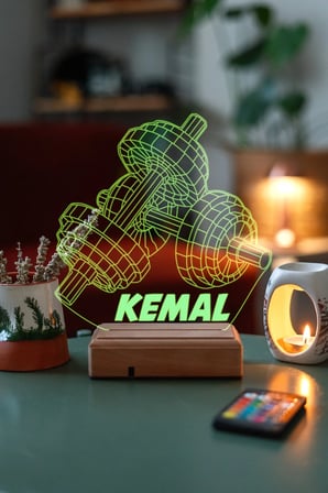 Kişiyee Özel Dambıl 16 Renk DekoratiffLamba