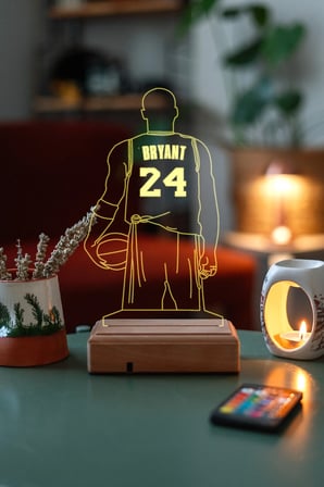 3d Kobe Bryant 16 Renkli Gece Lambası