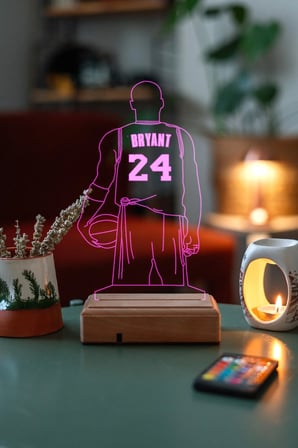 3d Kobe Bryant 16 Renkli Gece Lambası