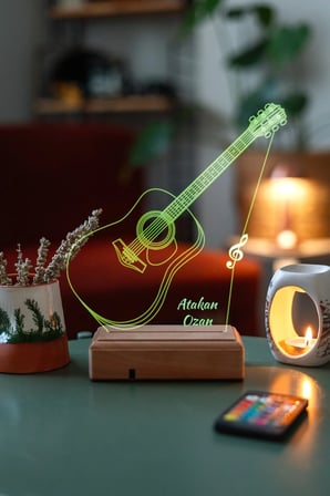 Akustik Gitar Hediye Gece Lambası