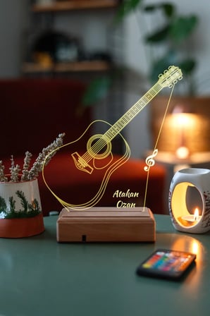 Akustik Gitar Hediye Gece Lambası
