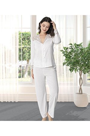 Penye Gecelik Sabahlık Pijama Takım Şort Takım 6'lı Çeyiz Seti -9610