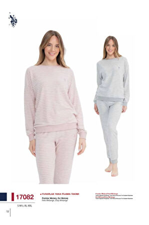 U.S Polo Kadın Pijama Takımı 17082