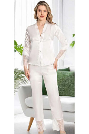 Kutulu Çeyizlik Saten Dantelli Altılı Set-370