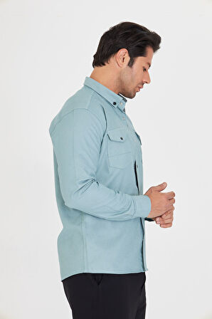 Slim Fit Erkek Kot Gömlek