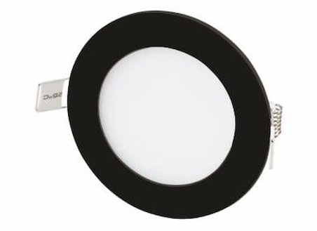 CATA CT 5125 Siyah Kasa Led Spot 6W 6400K Beyaz Işık