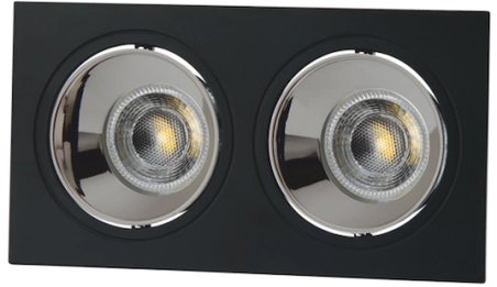 CATA CT 5054 Jaguar Siyah Platin İkili Spot Kasası