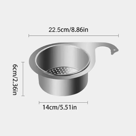 Kuğu Tasarımlı Paslanmaz Lavabo Drenaj Sepeti