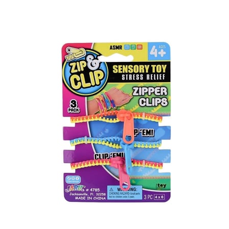 4785 Zıp Clip Zipper Clips 3lü -