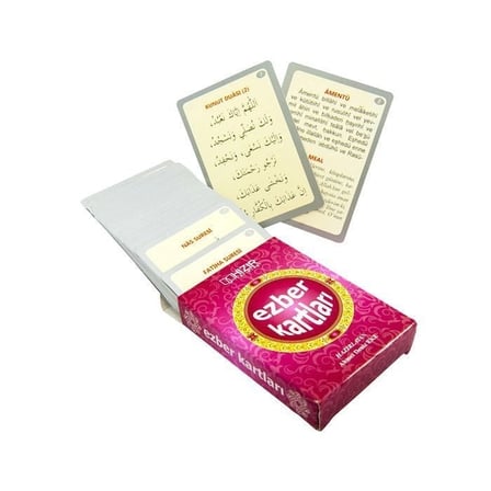 Hızır Ezber Kartları - DUA SURE EZBER KARTLARI - 50 Kart