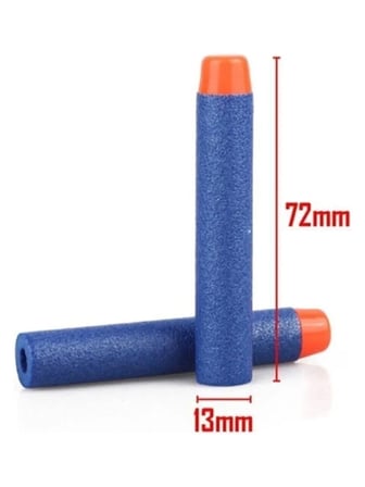 NZM-666 1 POŞETTE 12 Lİ SÜNGER MERMİ - 1 POŞET FİYATIDIR