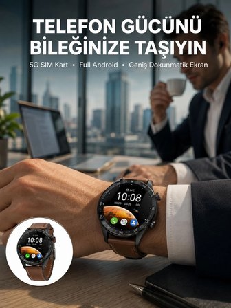 SIM Kartlı Akıllı Saat GPS WiFi Bluetooth Destekli Yeni Nesil