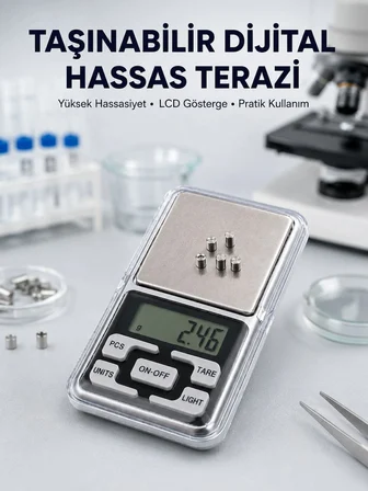 Hassas Tartım İçin Dijital Cep Terazisi Sayma Modlu Yeni Nesil
