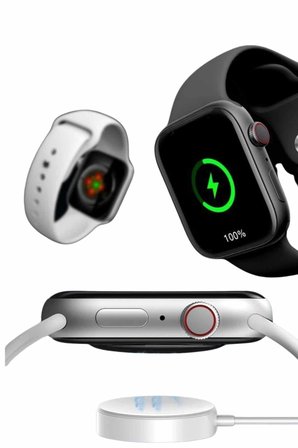 Yeni Model Akıllı Saat Dokunmatik Ekran Unisex Amoled Ekran 44 mm