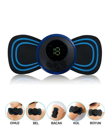 Mini EMS Vücut Masaj Cihazı Ayarlanabilir Seviye ve Zamanlayıcı