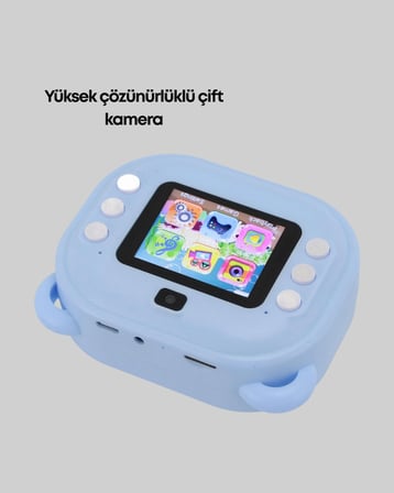 Anında Baskı Özellikli Şipşak Kamera – 24MP HD Çift Lensli, 32GB Hafızalı