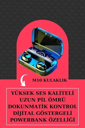 İkili Set Akıllı Saat Ve Bluetooth Kulaklık Kablosuz Uzun Pil Ömrü Spor Modları