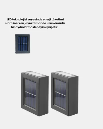 Güneş Enerjili Su Geçirmez Bahçe Apliği Uzun Ömürlü LED’li