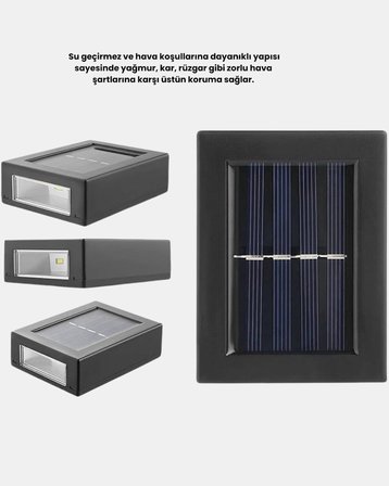 Dayanıklı Solar Aplik Hava Koşullarına Dayanıklı Dış Mekan Işığı