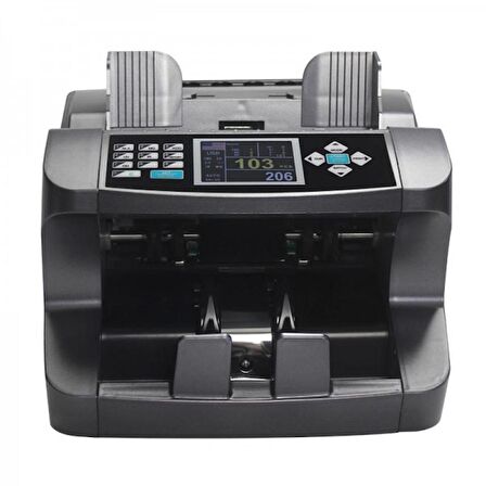 Bill Counter Black Mix Pro Para Sayma Makinesi USD-TL-EUR-GBP-CHF Karışık Para Sayma Makinesi