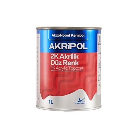 AkzoNobel 2k Renault 389 Kar Beyazı Akrilik Sonkat Oto Boyası 1 Litre