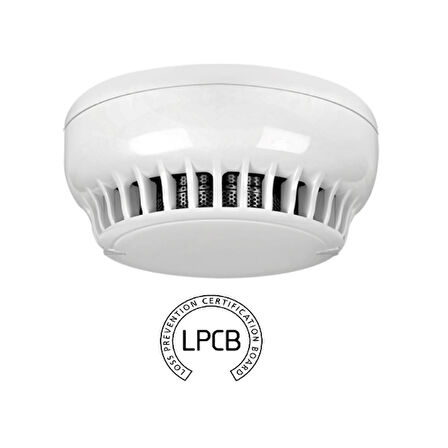 Teknim TFD-4230 Konvansiyonel Optik Duman Dedektörü Taban Dahil EN54-7 LPCB Sertifikalı