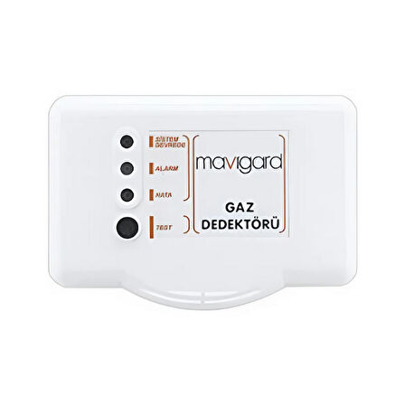 Mavigard GDR-1224M Konvansiyonel Metan (Doğalgaz) Dedektörü 12/24V DC Röle Çıkışlı