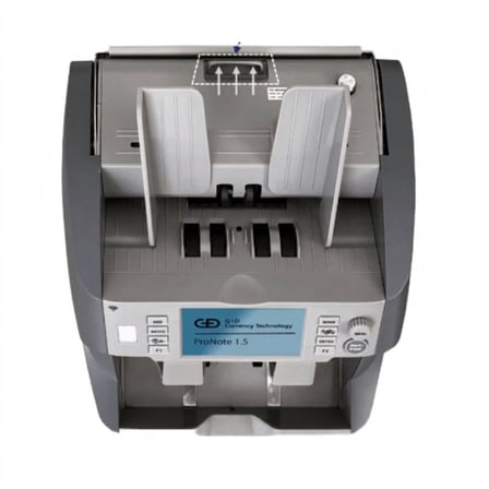 Giesecke+Devrient ProNote 1.5 Gen4 Banknot Sayma Makinesi, 25 Ülke Para Birimi Sayar