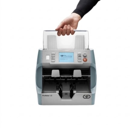 Giesecke+Devrient ProNote 1.5 Gen4 Banknot Sayma Makinesi, 25 Ülke Para Birimi Sayar