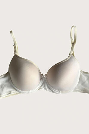 Mikro Kumaş İçi Boş Balenli Günlük Tek Desteksiz Sütyen