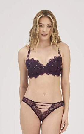 326 VİŞNE SÜTYEN SLİP TAKIM