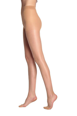 Parlak İnce Ten Külotlu Çorap 15 Den