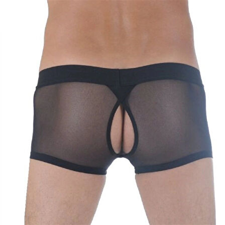 DM291121 Transparan Arkası Açık Mini Boxer