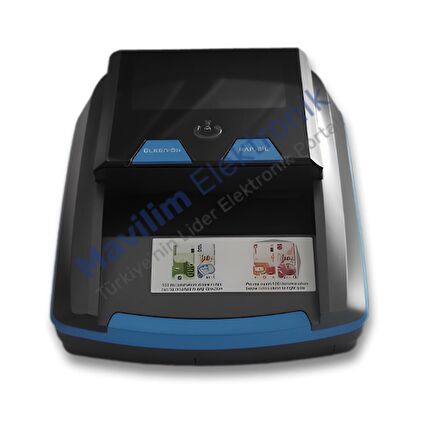 Bill Counter AL-130 F9 Mavi SahtePara Kontrol Makinesi 9 Ülke Parası