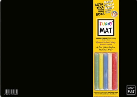 Funny Mat Black (Tebeşirli) Serbest Çalışma 25X35Cm